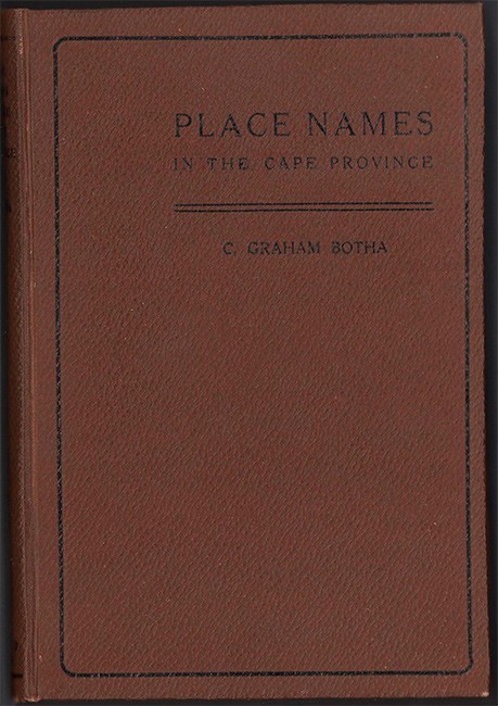 Place Names by C.G. Botha