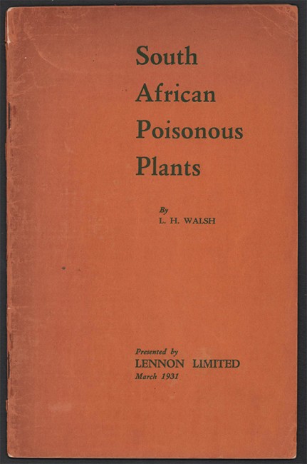 SOUTH AFRICAN POISONOUS PLANTS