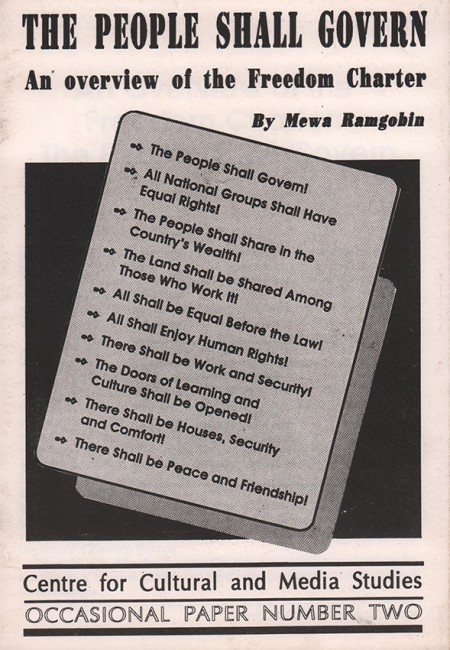 People Shall Govern by Mewa Ramgobin