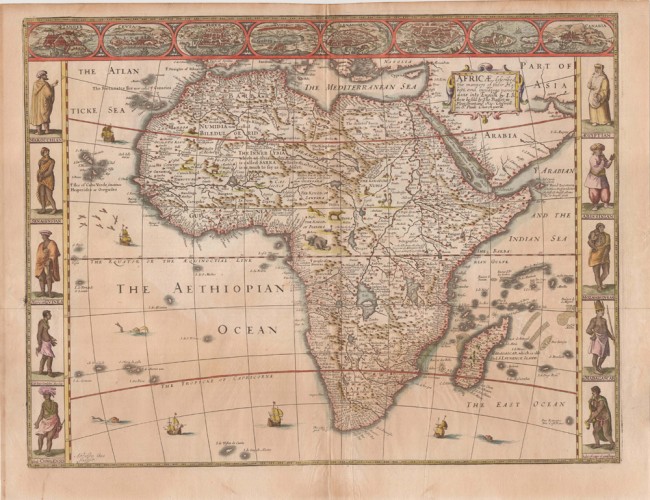 Africae described by John Speed