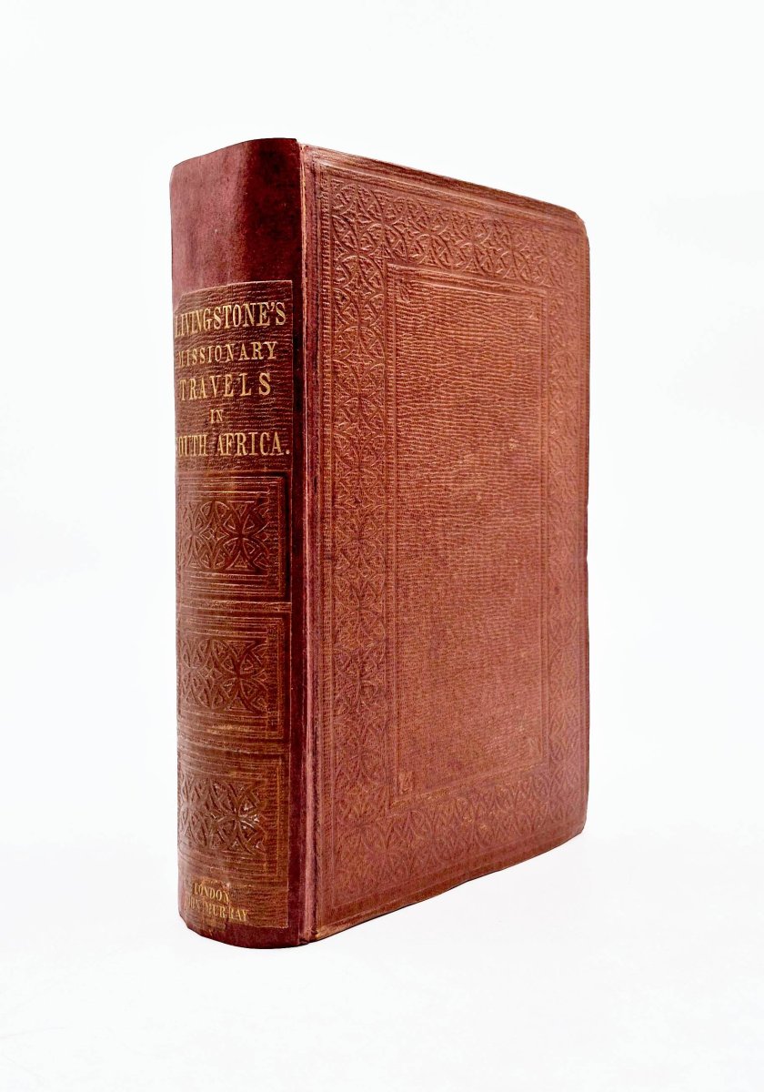 MISSIONARY TRAVELS AND RESEARCHES IN SOUTH AFRICA (Very early presentation copy, inscribed by Livingstone to Sir Edward Baines)