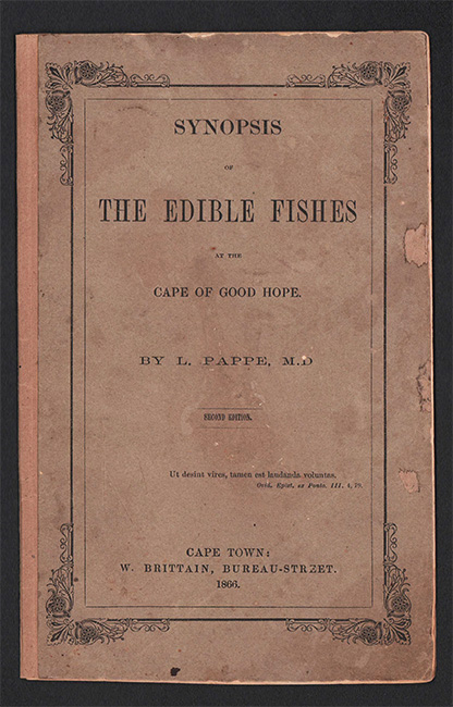 Synopsis of the Edible Fishes by L. Pappe