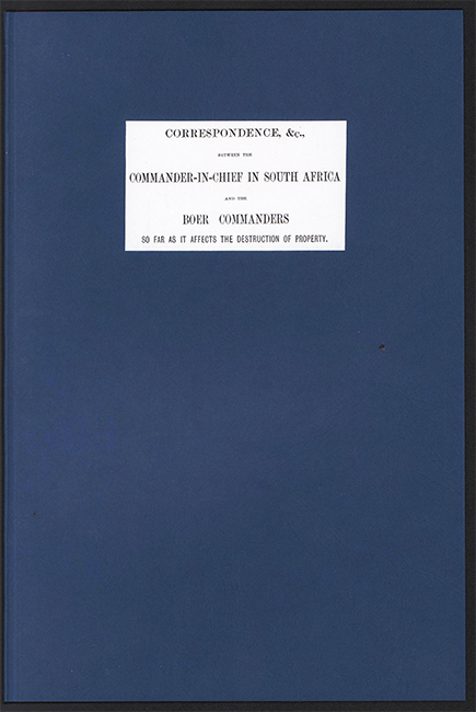 SOUTH AFRICA. CORRESPONDENCE &C.,