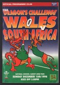 Dragons' Challenge Wales V South Africa