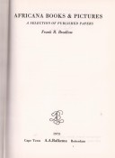 Africana Books and Pictures by F.R. Bradlow, image 2 of 4