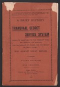 Brief History of the Transvaal Secret Service System
