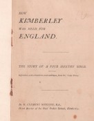 How Kimberley Was Held for England