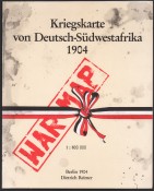Kriegskarte Von Deutsch-Südwestafrika 1904