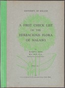 First Check List of the Herbaceous Flora of Malawi