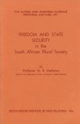 Freedom and State Security in the South African Plural Society