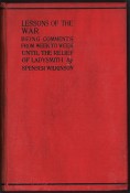 Lessons of the War