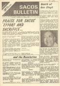 Sacos Bulletin