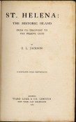 St Helena: The Historic Island by E.L. Jackson, image 2 of 2