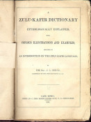 A Zulu-K***r Dictionary by Rev. J. L. Döhne, image 2 of 4