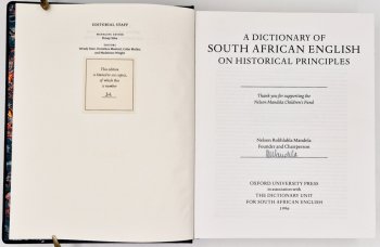 A Dictionary of South African English on Historical Principles by Edited with a Preface by Penny Silva, image 2 of 5