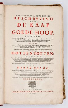 Naaukeurige En Uitvoerige Beschryving Van De Kaap De Goede Hoop by Peter Kolbe, image 3 of 15