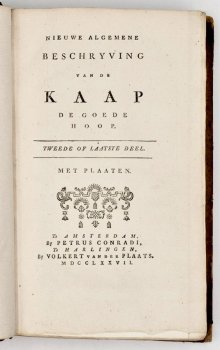 Nieuwe Algemene Beschryving Van Die Kaap De Goede Hoop, image 8 of 11