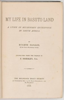 My Life in Basuto Land by Rev. Eugene Casalis, image 2 of 2