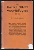 Native Policy of the Voortrekkers