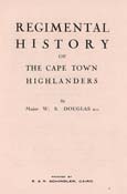 Regimental History of the Cape Town Highlanders by Maj. W.S. Douglas, image 2 of 2