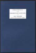 South Africa. Correspondence &c.,